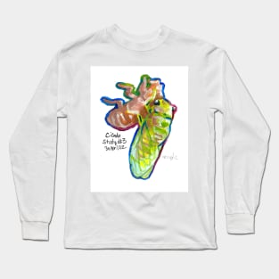Acrylic Cicada Long Sleeve T-Shirt
